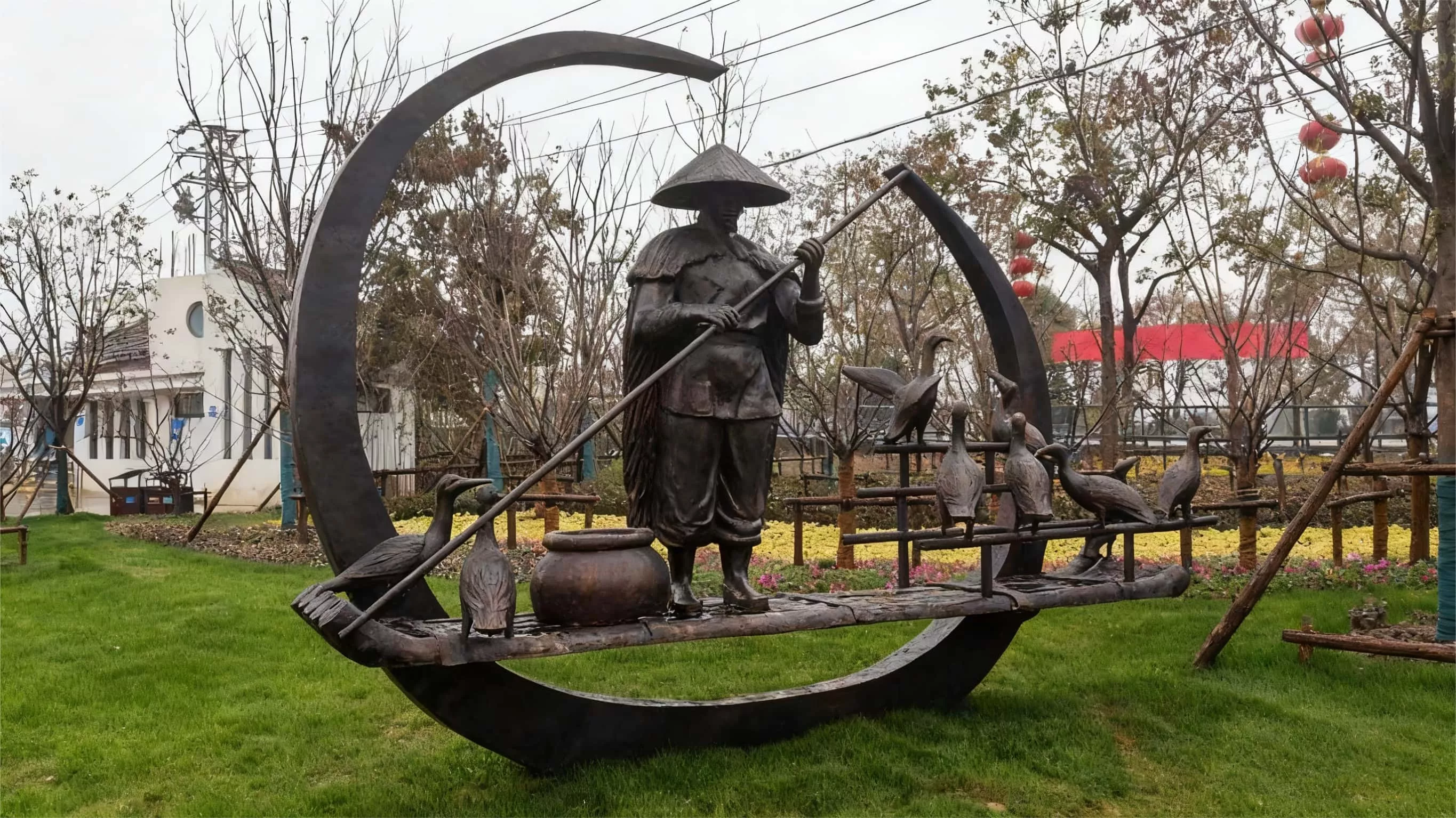 铜雕塑（景观节点・渔乡风情）